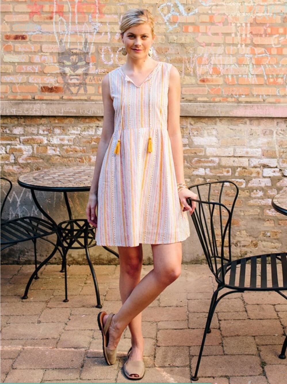NWT Mata Traders Cotton Cape May Dress // XS